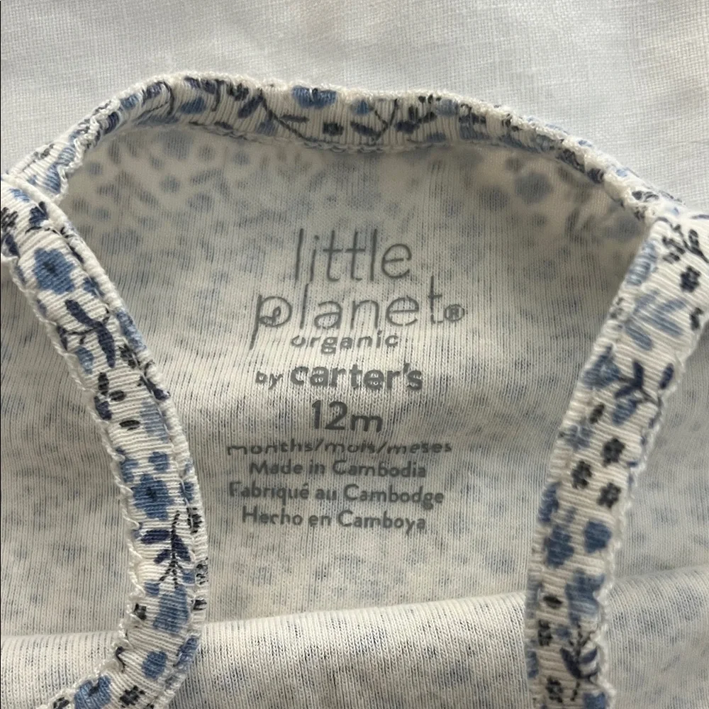 Carters Little Planet Floral Baby Bodysuit